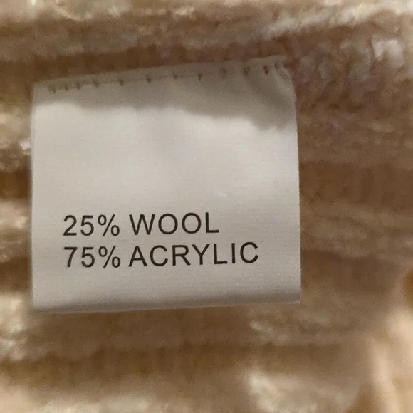 Princess Polly Sarah Pants Beige Ribbed Knit Joggers- Size Med/Large -NWT 👑 - Picture 5 of 6